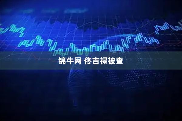 锦牛网 佟吉禄被查