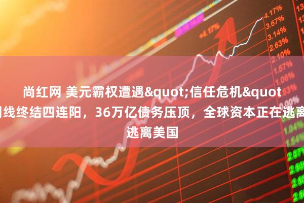 尚红网 美元霸权遭遇&quot;信任危机&quot;！周线终结四连阳，36万亿债务压顶，全球资本正在逃离美国