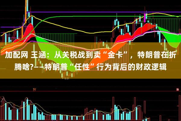 加配网 王涵：从关税战到卖“金卡”，特朗普在折腾啥?——特朗普“任性”行为背后的财政逻辑